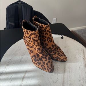Target Brown Leopard Ankle Boots